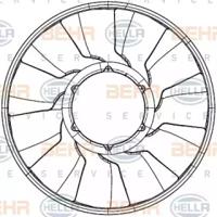 Hella 8MV 376 907-271 Blade radiator fan