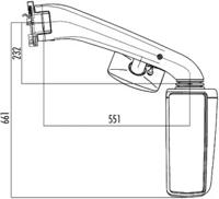 Hella 8SB 501 246-902 Зеркало внешнее заднего вида Hella 8SB 501 246-902 Зеркало внешнее заднего вида