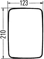 Hella 8SB 501 346-032 Зеркало внешнее заднего вида Hella 8SB 501 346-032 Зеркало внешнее заднего вида
