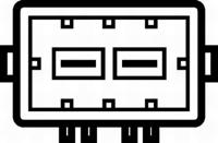 Hella 8TW 004 223-061 Насос омивача скла