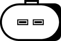 Hella 8TW 006 848-041 Насос омивача скла Hella 8TW 006 848-041 Насос омивача скла