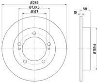 Pagid 53401 Brake disc Pagid 53401 Brake disc