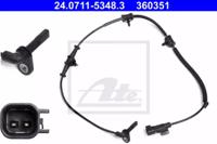 Ate 24.0711-5348.3 ABS sensor Ate 24.0711-5348.3 ABS sensor