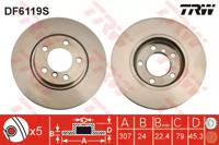 TRW DF6119S Brake disc TRW DF6119S Brake disc