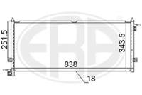 ERA (Messmer) 667118 Випаровувач кондиціонера ERA (Messmer) 667118 Випаровувач кондиціонера