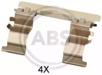 A.B.S. 1869Q Комплект монтажный дисковых тормозных колодок
