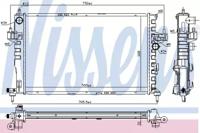 Nissens 630802 Радиатор охлаждения двигателя Nissens 630802 Радиатор охлаждения двигателя