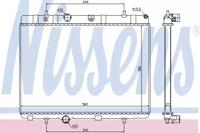 Nissens 636007 Радиатор охлаждения двигателя