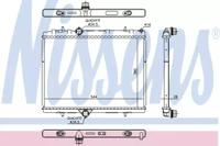 Nissens 636029 Радіатор охолодження двигуна Nissens 636029 Радіатор охолодження двигуна