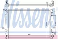 Nissens 646928 Радіатор охолодження двигуна Nissens 646928 Радіатор охолодження двигуна