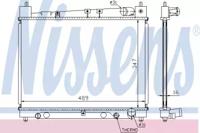 Nissens 64798A Радіатор охолодження двигуна