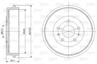 Valeo 237069 Барабан тормозной