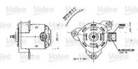 Valeo 698318 Мотор вентилятора Valeo 698318 Мотор вентилятора