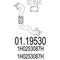 MTS 01.19530 Випускна труба відпрацьованих газів MTS 01.19530 Випускна труба відпрацьованих газів