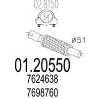 MTS 01.20550 Гофра