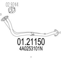 MTS 01.21150 Выпускная труба отработанных газов MTS 01.21150 Выпускная труба отработанных газов