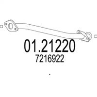 MTS 01.21220 Exhaust pipe