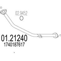 MTS 01.21240 Exhaust pipe