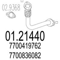 MTS 01.21440 Выпускная труба отработанных газов