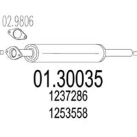 MTS 01.30035 Амортизатор підвіски