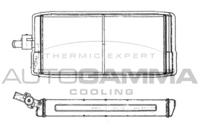 Autogamma 104816 Радиатор отопителя салона