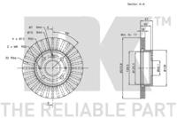 NK 205106 Диск гальмівний
