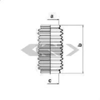 GKN-Spidan 83659 Пильник рульової рейки GKN-Spidan 83659 Пильник рульової рейки
