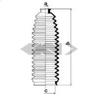 GKN-Spidan 83676 Пильник рульової рейки