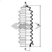 GKN-Spidan 83728 Пыльник рулевой рейки