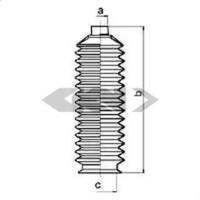 GKN-Spidan 83749 Пильник рульової рейки GKN-Spidan 83749 Пильник рульової рейки