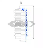 GKN-Spidan 83769 Пильник рульової рейки GKN-Spidan 83769 Пильник рульової рейки