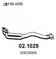Asso 02.1029 Exhaust pipe Asso 02.1029 Exhaust pipe