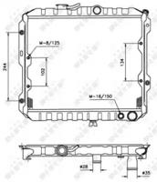 NRF 506550 Радіатор