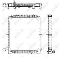 NRF 509567 Радіатор охолодження двигуна