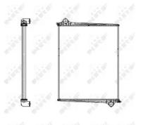 NRF 509598 Радіатор охолодження двигуна