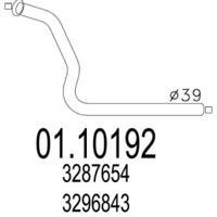 MTS 01.10192 Випускна труба відпрацьованих газів