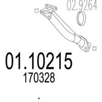 MTS 01.10215 Випускна труба відпрацьованих газів