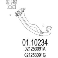 MTS 01.10234 Выпускная труба отработанных газов