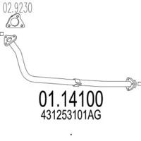 MTS 01.14100 Випускна труба відпрацьованих газів MTS 01.14100 Випускна труба відпрацьованих газів