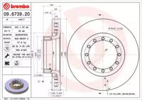 Brembo 09.6739.20 Brake disc