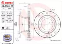 Brembo 09.6763.20 Brake disc