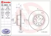 Brembo 09.6854.10 Brake disc