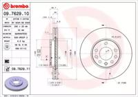 Brembo 09.7629.11 Диск гальмівний Brembo 09.7629.11 Диск гальмівний