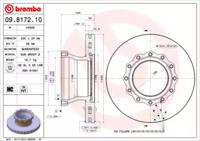 Brembo 09.8172.10 Brake disc