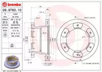 Brembo 09.9763.10 Brake disc Brembo 09.9763.10 Brake disc