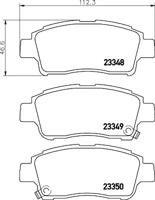 Textar 2334803 Brake pads