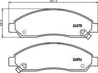 Textar 2437001 Brake pads Textar 2437001 Brake pads