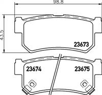 Textar 2367301 Brake pads