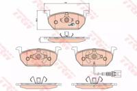 TRW GDB2080 Колодки гальмівні TRW GDB2080 Колодки гальмівні