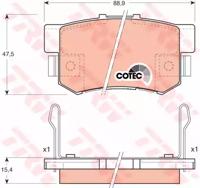TRW GDB3154 Колодки тормозные